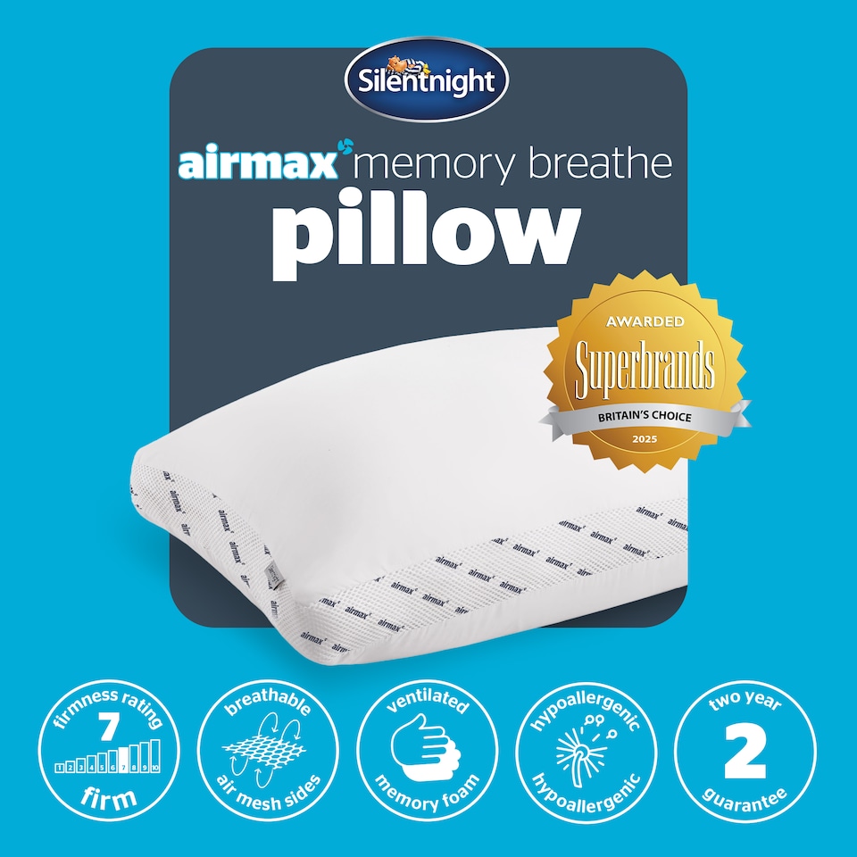 image 1 of Silentnight Airmax Memory Breathe Pillow