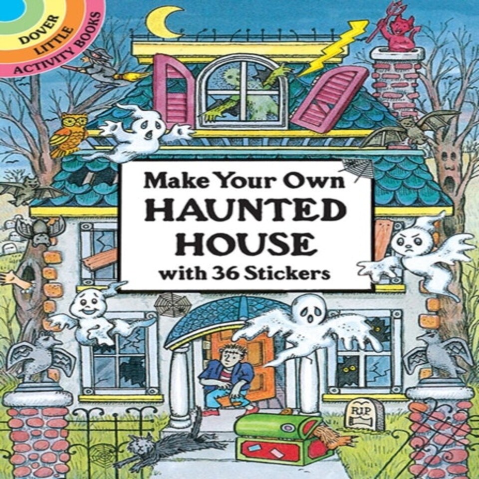 Make Your Own Haunted House With 36 Stickers