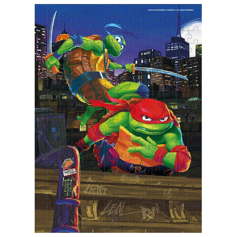 image 1 of Dodo Teenage Mutant Ninja Turtles Puzzle Leonardo and Raphael Small 250 Piece Jigsaw Puzzle