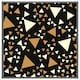 image 3 of Triangles on black (Picture Frame) Black | L