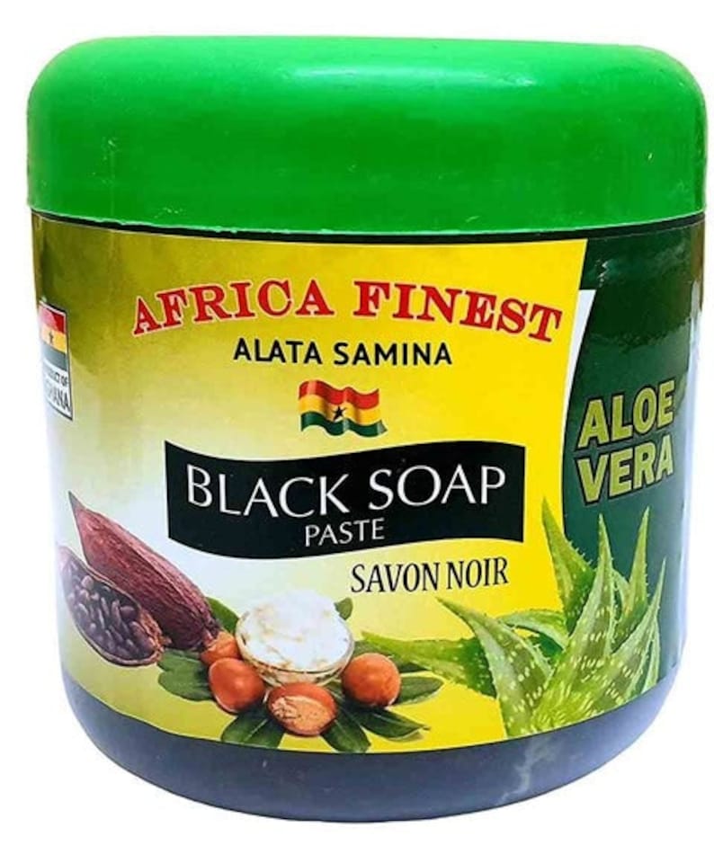 The Shea Cocoa Project Africa Finest Aloe Vera Black Soap Paste 450 g