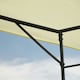 image 8 of Outsunny Garden Gazebo Awning Tent Marquee Water Resistant Steel Cream 3mx3m