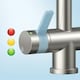 image 9 of BRITA mypure P1 Water Filter Kitchen Tap - Rectangle - Includes 1x BRITA P1000 Cartridge