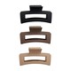 image 2 of Brushworks Classic Claw Clips - 3 Pack