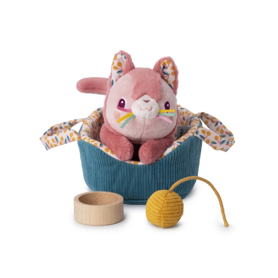 image 1 of Lilliputiens Jeanne Cat Basket Playset