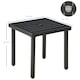 image 7 of Outsunny Garden Side Table Coffee Table with Umbrella Hole for Patio Balcony