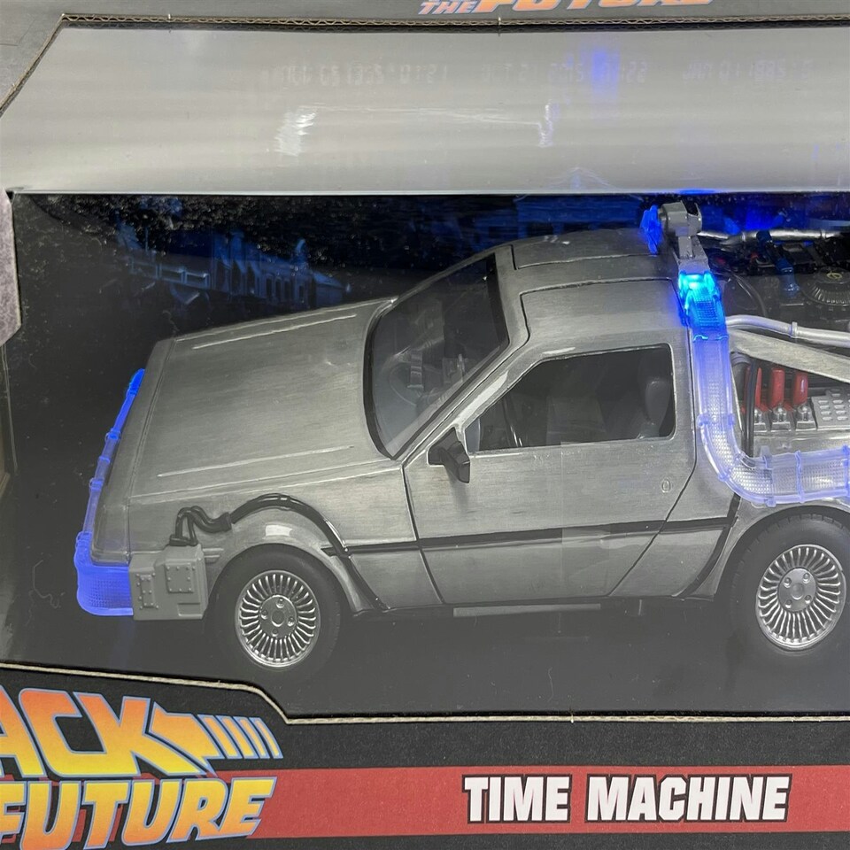 image 1 of Back to the Future Time Machine Working Lights 1:24 Scale Jada 253255038