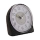 image 3 of Hometime Silent Sweep Round Face Blinking Light Alarm Clock  - Black Black