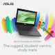 image 2 of ASUS Chromebook CZ11 CZ1104CM2A-N00122 MediaTek Kompanio 520 8GB RAM 64GB eMMC 11.6 Inch HD ChromeOS Laptop - Grey - 90NX07W1-M00490