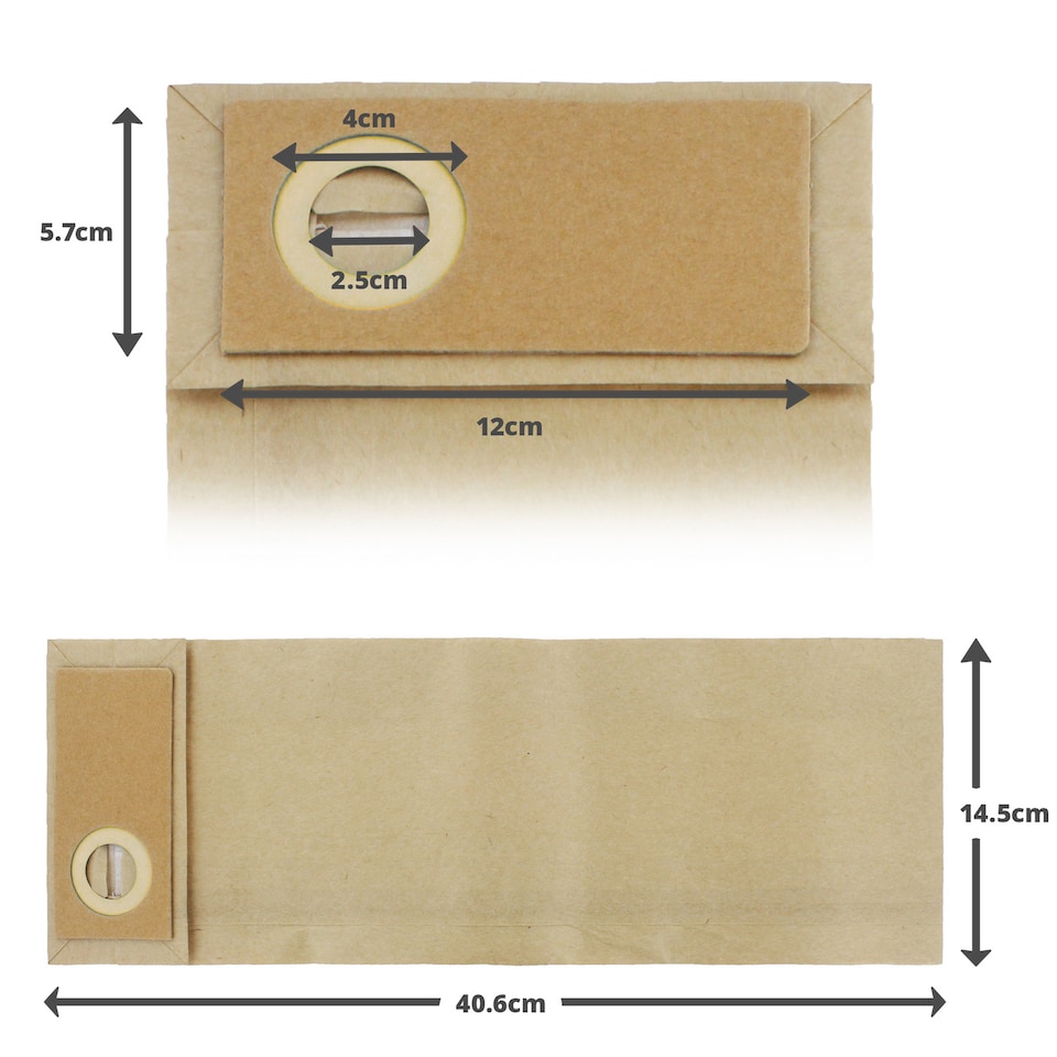 image 1 of Reliapart Dust Bags for Hako Hoover 56703868 Pack of 10 7130 CARPOVAC Powerful