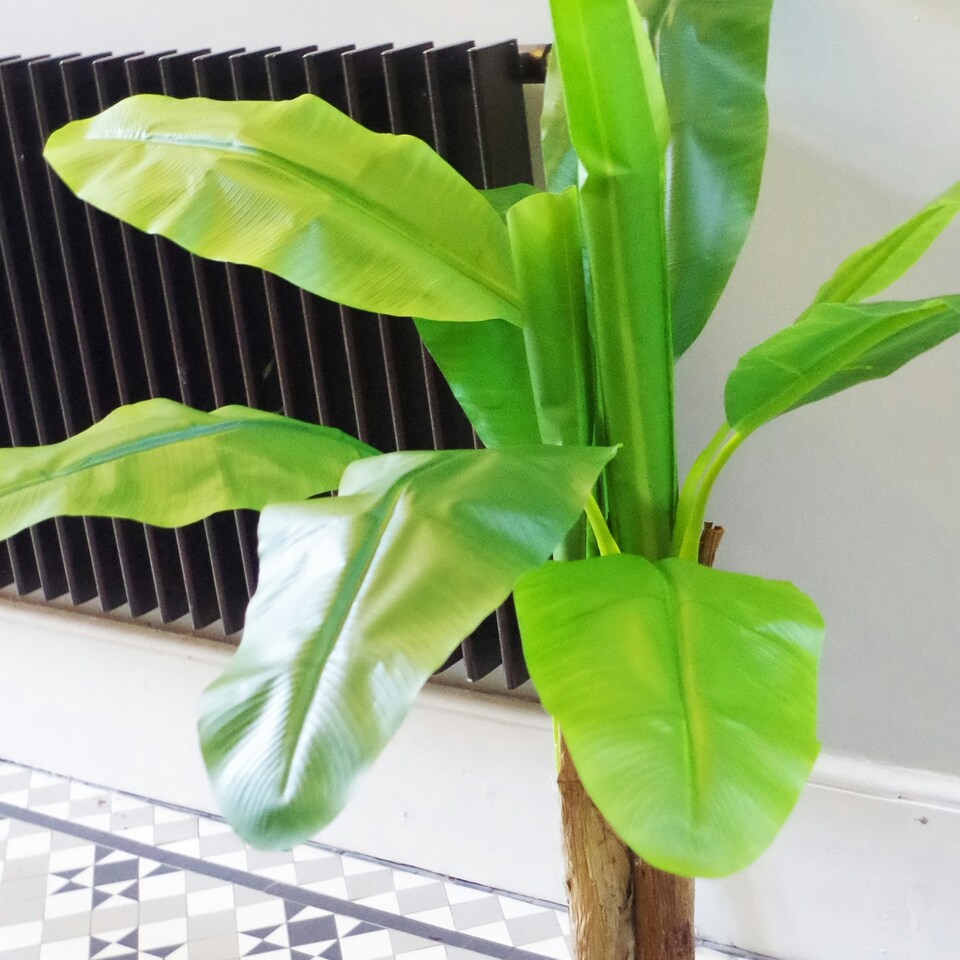 image 1 of Artificial Banana Plant Tropical Tree 120cm