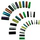 image 1 of Metric Mixed Drive 1/4" 3/8" + 1/2" Deep Colour Coded Sockets 4 - 24mm 32pc