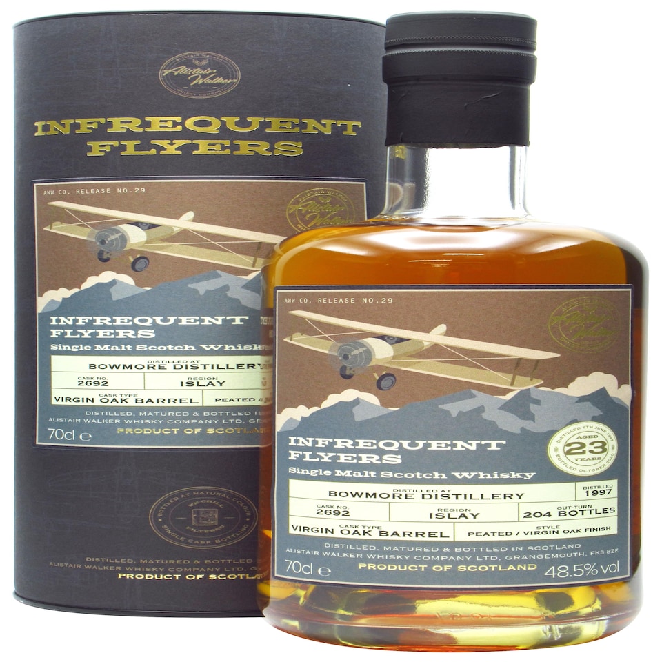 Bowmore - Infrequent Flyers Single Cask No. 2692 1997 23 year old Whisky