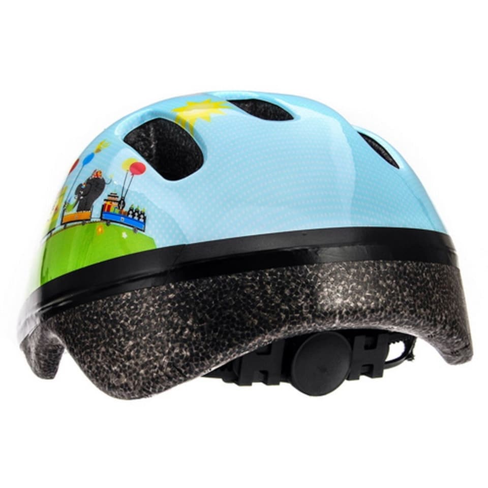 image 1 of Helmet for Kids Toddlers – Lightweight Adjustable Bike Helmet for Boys & Girls – Safety Crash Protection for Cycling, Scooter, Skateboard – MV62 Blue | Train | S