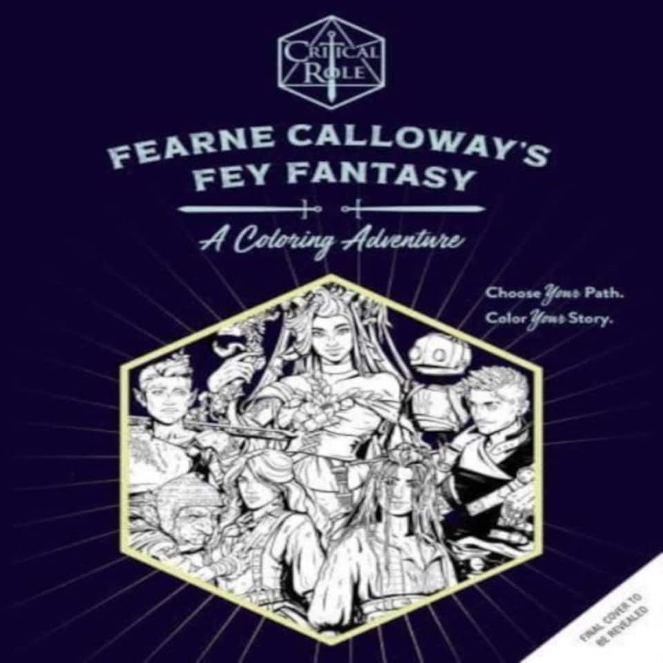 Fearne Calloways Fey Fantasy Colouring