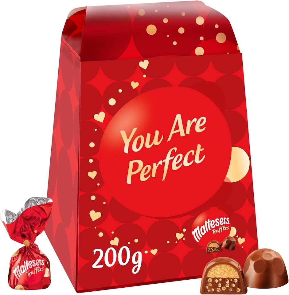 Maltesers Truffle Medium Gift Box 200G with You Are Perfect Sleeve
