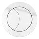 image 6 of SPARES2GO Universal Toilet Cistern Dual Flush Push Button Kit for 20mm 40mm 50mm 60mm Lid Hole (Gloss White)
