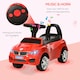 image 3 of HOMCOM Ride on Car Baby Toddler Walker Foot to Floor Sliding Car Slider Red