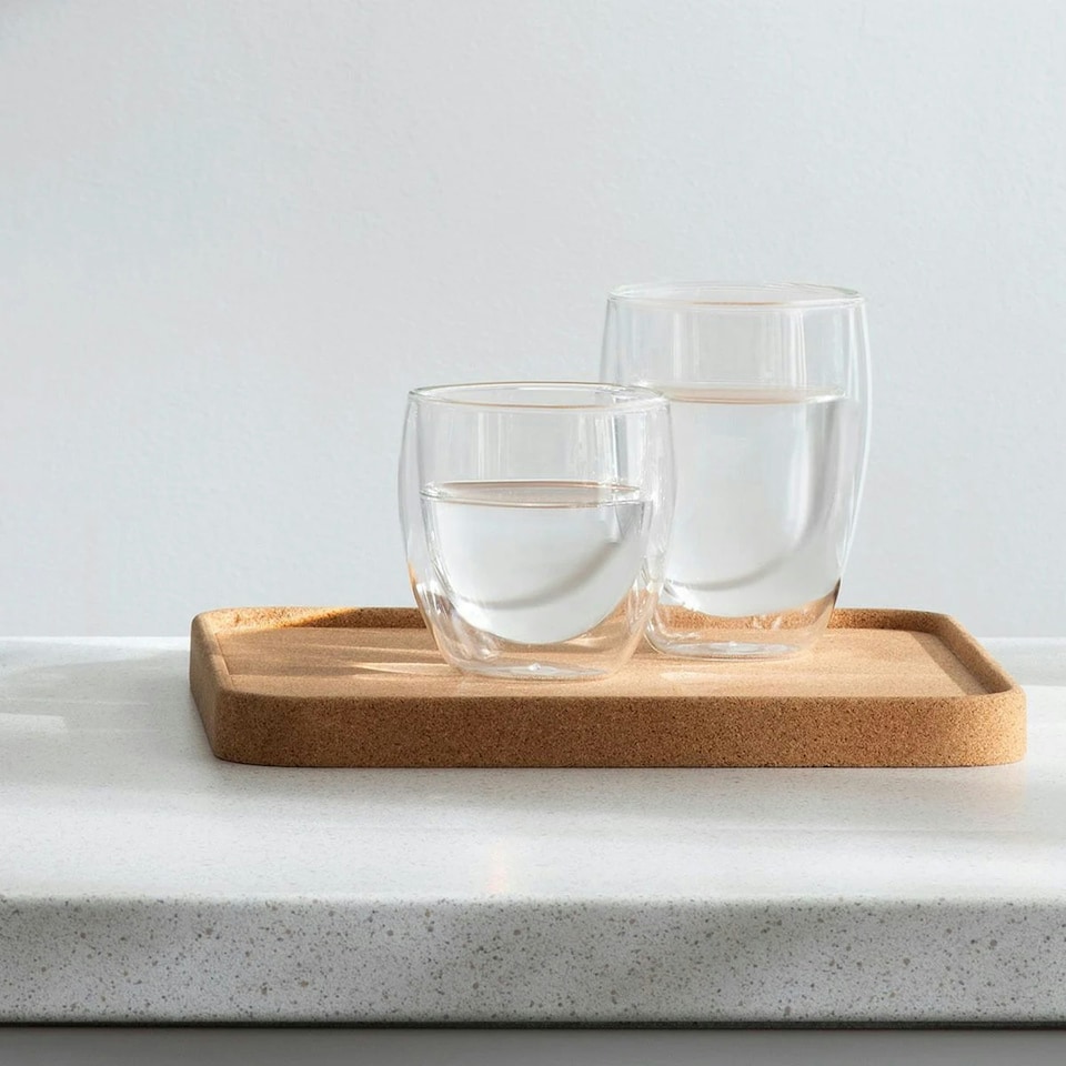 image 1 of Bodum Pavina Set of 8 Double Wall Glasses - Clear