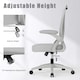 image 7 of Rattantree Ergonomic Office Chair with Flip Up Armrests & Lumbar Support