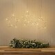 image 2 of ValueLights Hanging Stars Silver Indoor Curtain Light