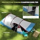 image 3 of Outsunny 2-3 Man Camping Tunnel Tent with Bedroom and Living Room 