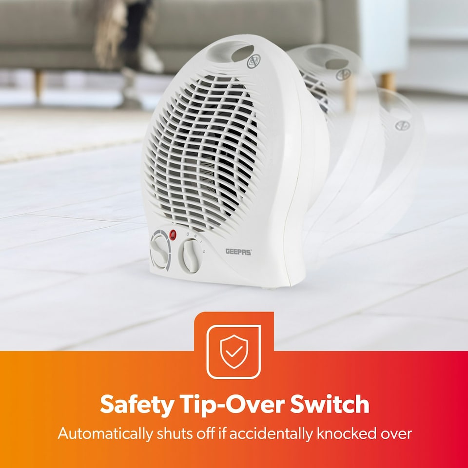 image 1 of GEEPAS Portable Fan Heater