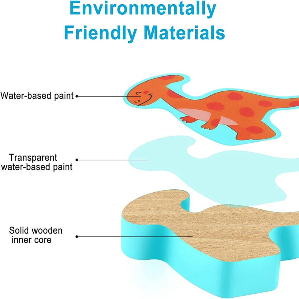 image 1 of Wooden Stacking Balance Toys Animals Balance