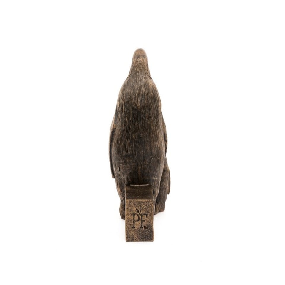 image 1 of Emperor Penguin Plant Pot Feet - Set of 3 - L9.3 x W6 x H11.2 cm Brown