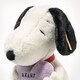 image 3 of Steiff Snoopy Purple Heartbreakers Club Soft Toy | Multi | Purple Heart