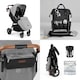 image 5 of Stomp Stride Prime Stroller - Birth to 22kg, Extra-Large Seat, Multi-Terrain Wheels, Raincover, Footwarmer, Cupholder, Buggy Organiser & More (Pearl Grey)