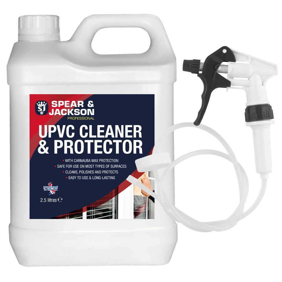 Spear & Jackson UPVC Cleaner & Protector 2.5L + LHT