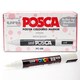 image 2 of White Uni Posca Pc-5M Medium Bullet Tip Permanent Marker Pen