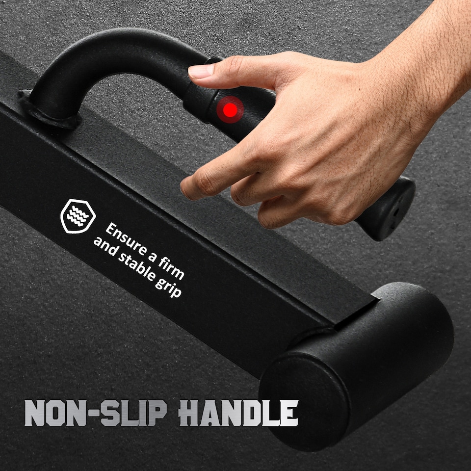 image 1 of SPORTNOW Deadlift Barbell Jack for Loading, Unloading Barbell Plates | Black | Black