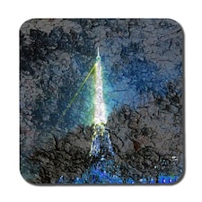 Eiffel tower and bark (Coaster)