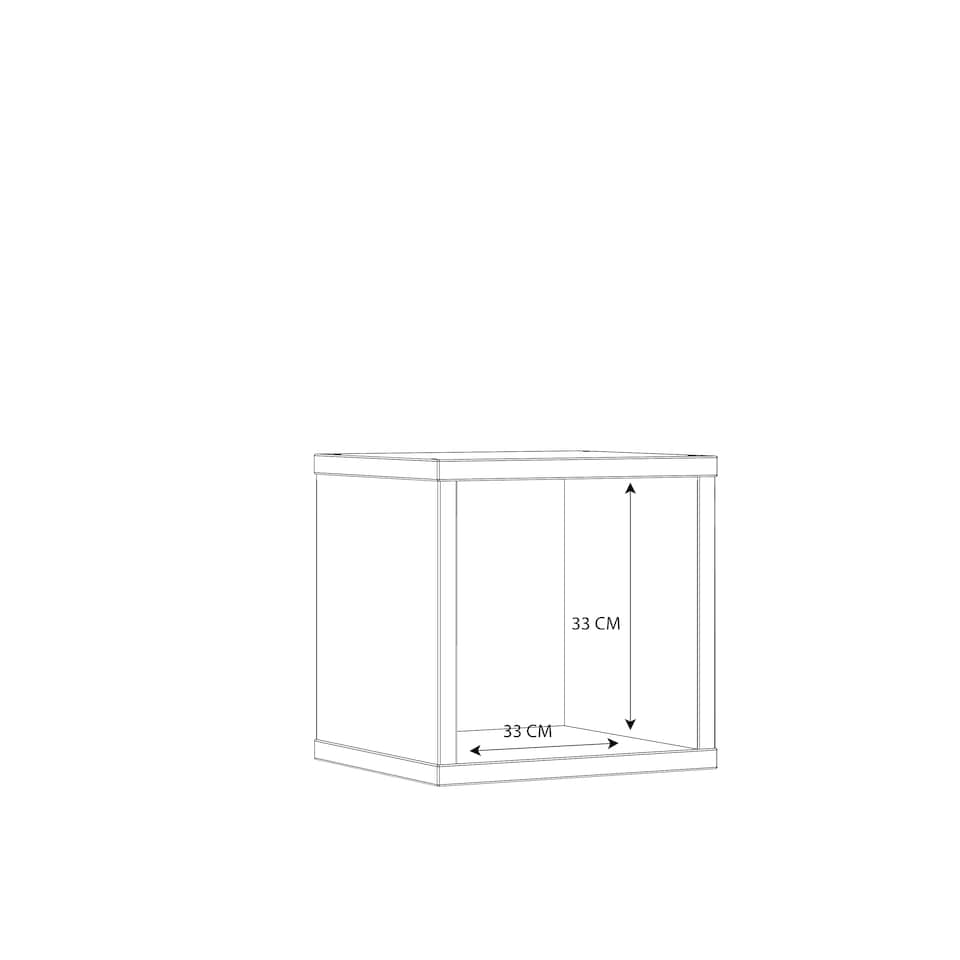 image 1 of Mauro Singular Storage Unit in Elegancia Oak
