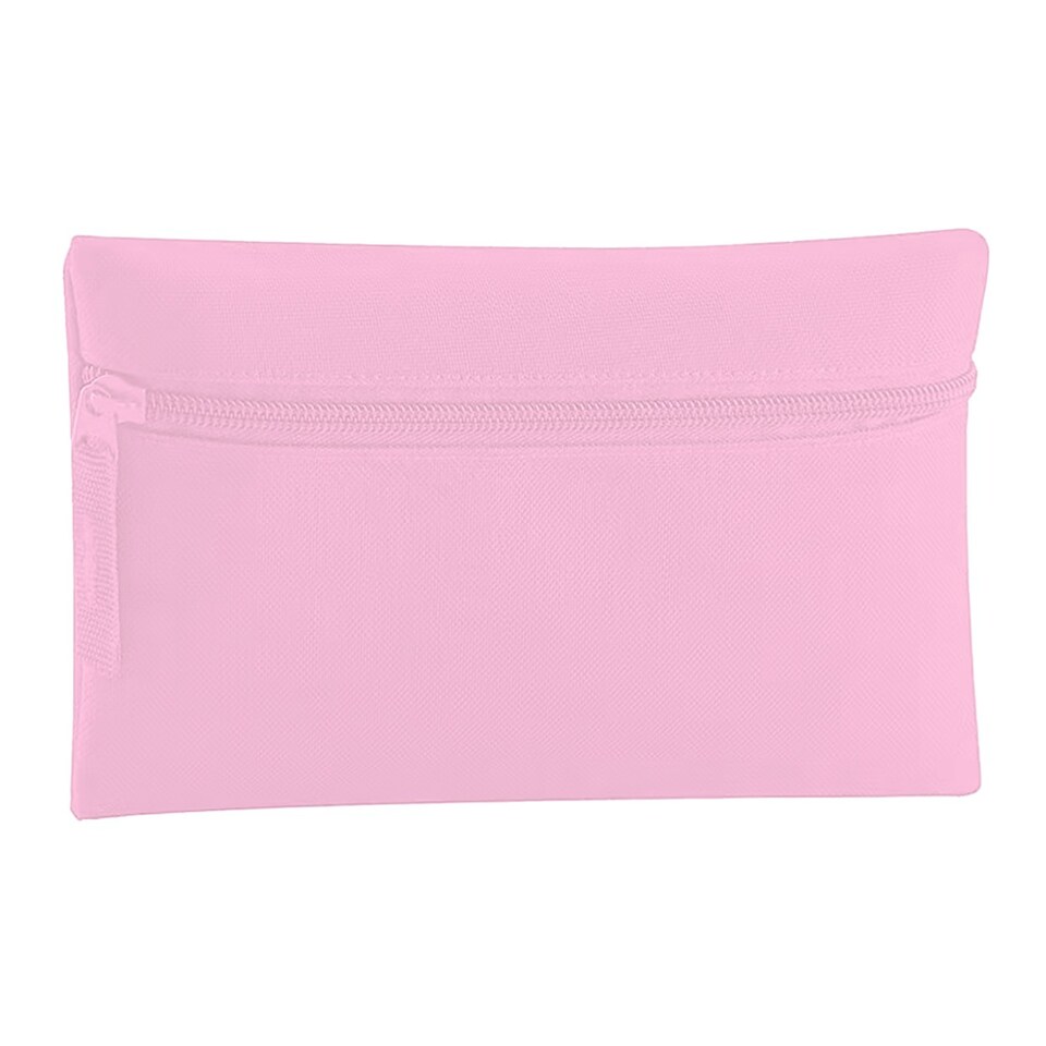 image 1 of Quadra Classic Zip Up Pencil Case - Classic Pink - One Size