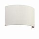 image 5 of Obi 1 Light Up & Down Wall Light Vintage White Linen, Polyester Cotton, E27