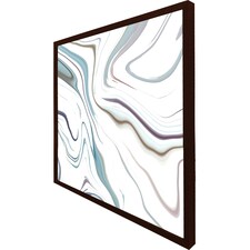 Blue rippled marble (Picture Frame) Brown | M
