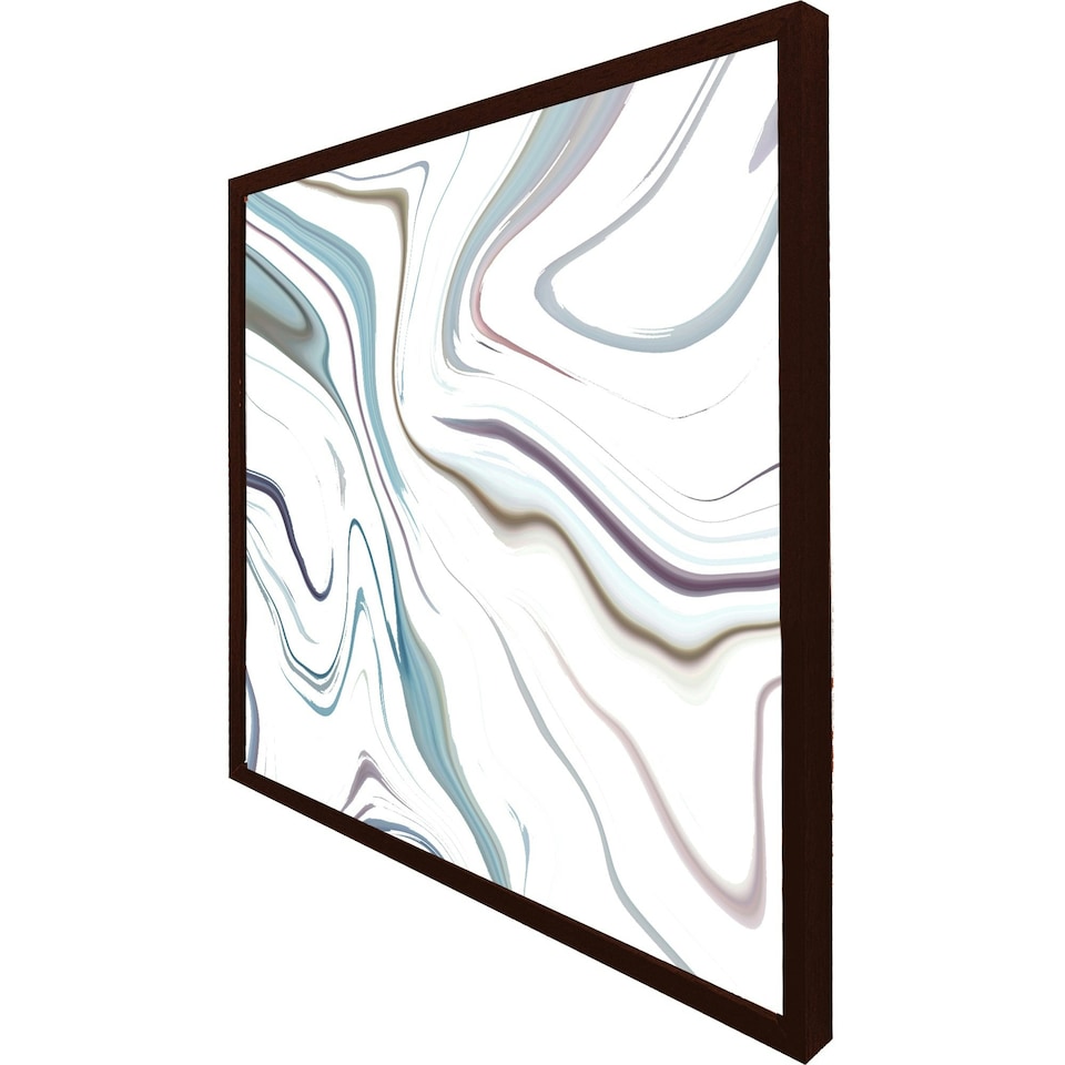 image 1 of Blue rippled marble (Picture Frame) Brown | M