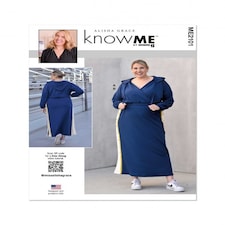 Know Me 2101 Paper Sewing Pattern – Women’s Tops, Sweaters, Hoodies & Skirts, Size Y5 (18–20–22–24–26), Intermediate