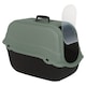 image 2 of Extra Large Enclosed Cat Litter Tray Filter Box Hooded Large Scoop Toilet Potty | Green | 1