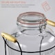 image 5 of 8L Glass Vintage Beverage Drinks Dispenser on Metal Stand Cocktail Jar with Tap