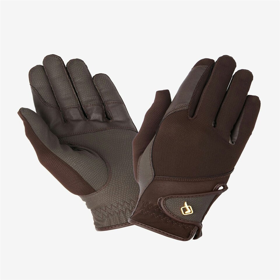 image 1 of LeMieux Pro Mesh Gloves Brown | X-Large