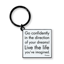 Quotable Inspirational Quote Keychain You Rock