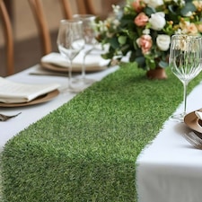 Artificial Grass Table Runner | Green