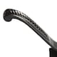image 3 of Hammer & Tongs Square Back Scroll Hat & Coat Hook - W35mm x H100mm - Black