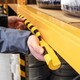 image 6 of Durable Adhesive Warning Corner Impact Protection Profiles C25R | 1 Metre