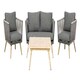image 4 of Lifestyle Rattan Rope Detail Garden Sofa Set with Coffee Table