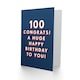 image 2 of Congrats Happy Huge 100 Year Old Milestone 100th For Him Birthday Card